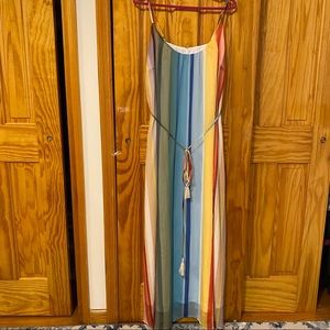 City Chic Rainbow Maxi Dress / SIZE XL /